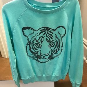 Aqua Blue Sweatshirt